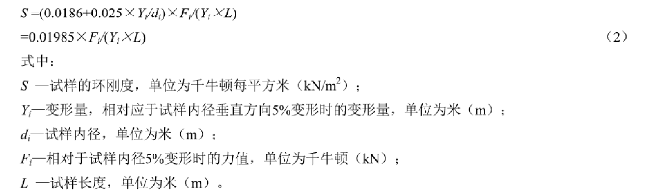 通信电缆塑料管环刚度试验机测试方法
